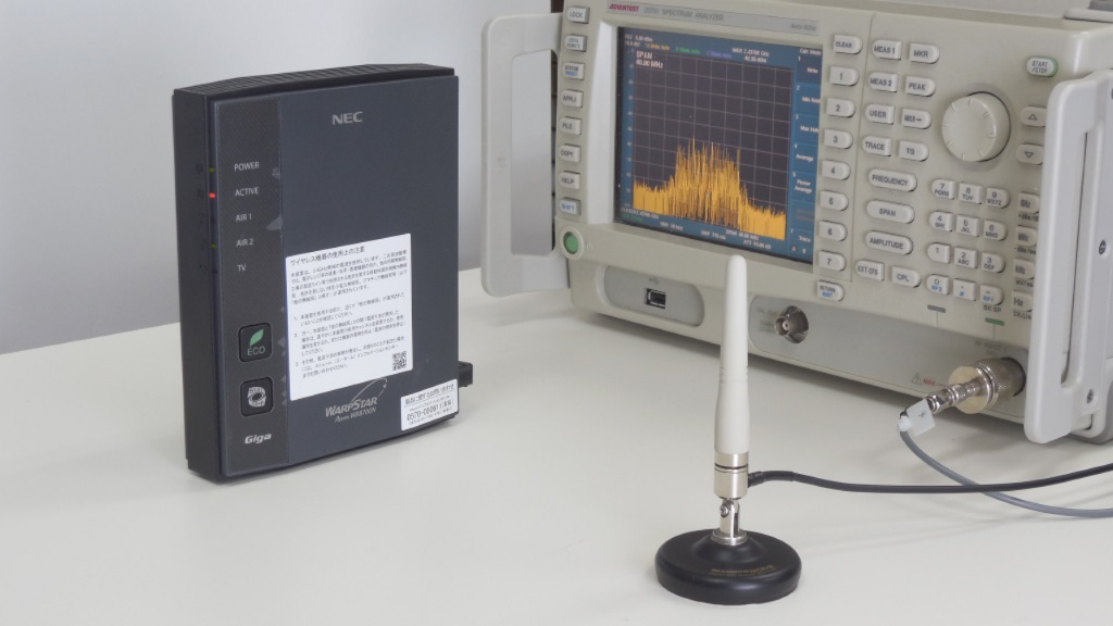 本当に使えるかどうか？無線LANルータを収録＆解析してみました
